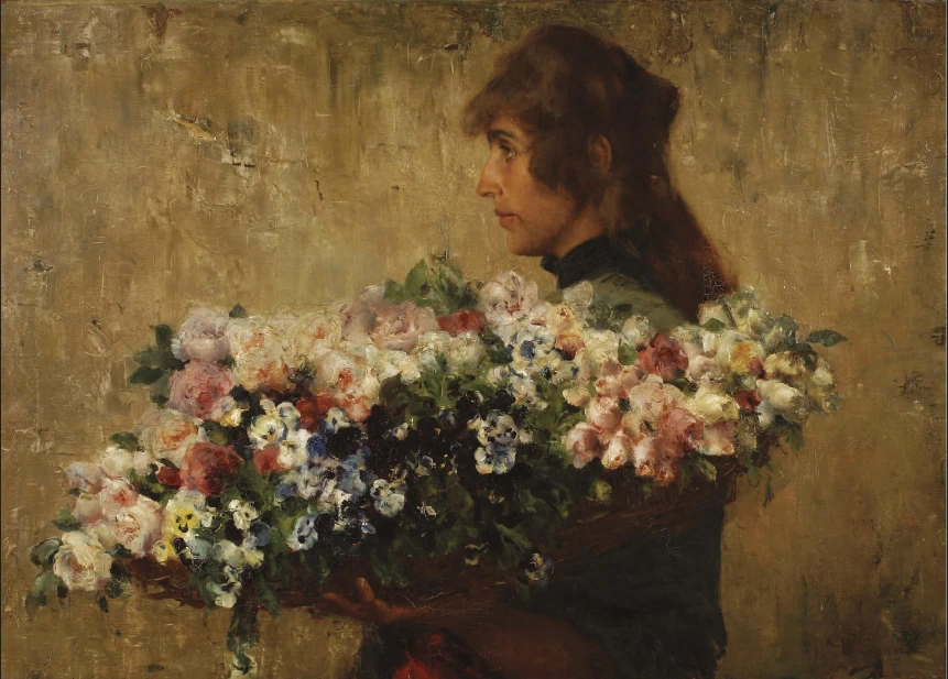 La venditrice di fiori